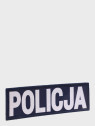 SPIN Naszywka Emblemat POLICJA 40x140mm ODBLASKOWA Rzep Granatowa