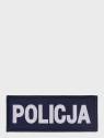 SPIN Naszywka Emblemat POLICJA 50x125mm ODBLASKOWA Rzep Granatowa
