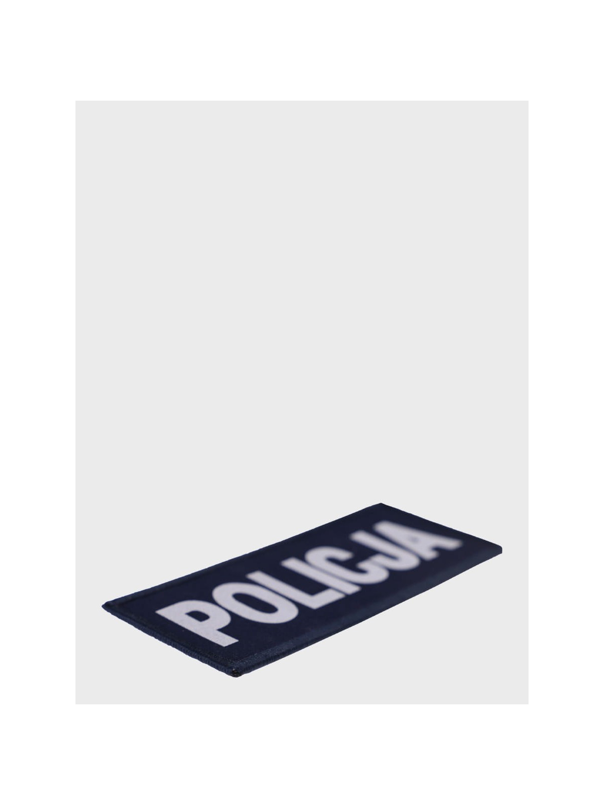 SPIN Naszywka Emblemat POLICJA 50x125mm ODBLASKOWA Rzep Granatowa