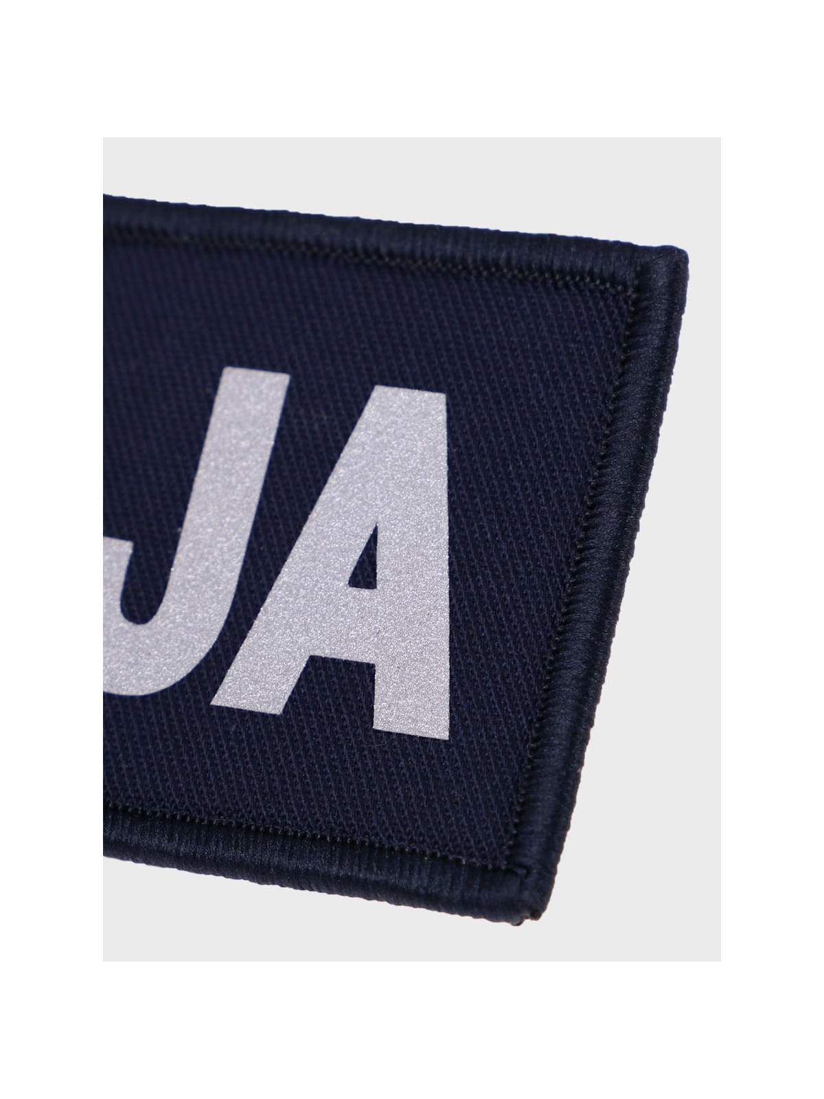 SPIN Naszywka Emblemat POLICJA 50x125mm ODBLASKOWA Rzep Granatowa
