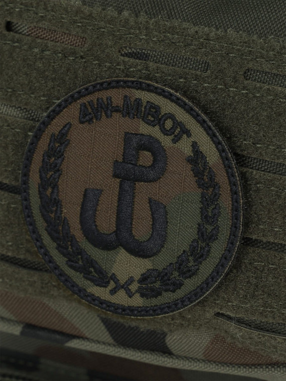 SPIN Naszywka WOT 4W-MBOT na Mundur Polowy Oznaka Obrony Terytorialnej WZ.93