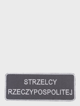 SPIN EMBLEMAT NA RZEP STRZELCY RZECZPOSPOLITEJ 120x50