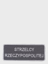 SPIN EMBLEMAT NA RZEP STRZELCY RZECZPOSPOLITEJ 120x50