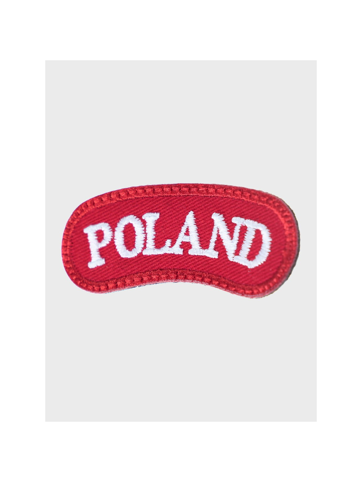 SPIN NASZYWKA EMBLEMAT ŁUCZEK POLAND Czerwony