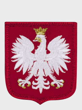 SPIN EMBLEMAT GODŁO RP 813/MON 55X65MM 
