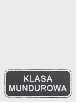 SPIN NASZYWKA KLASA MUNDUROWA 120x50MM SZARNO-SZARA RZE