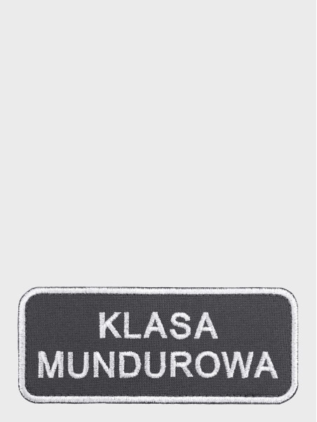 SPIN NASZYWKA KLASA MUNDUROWA 120x50MM SZARNO-SZARA RZE