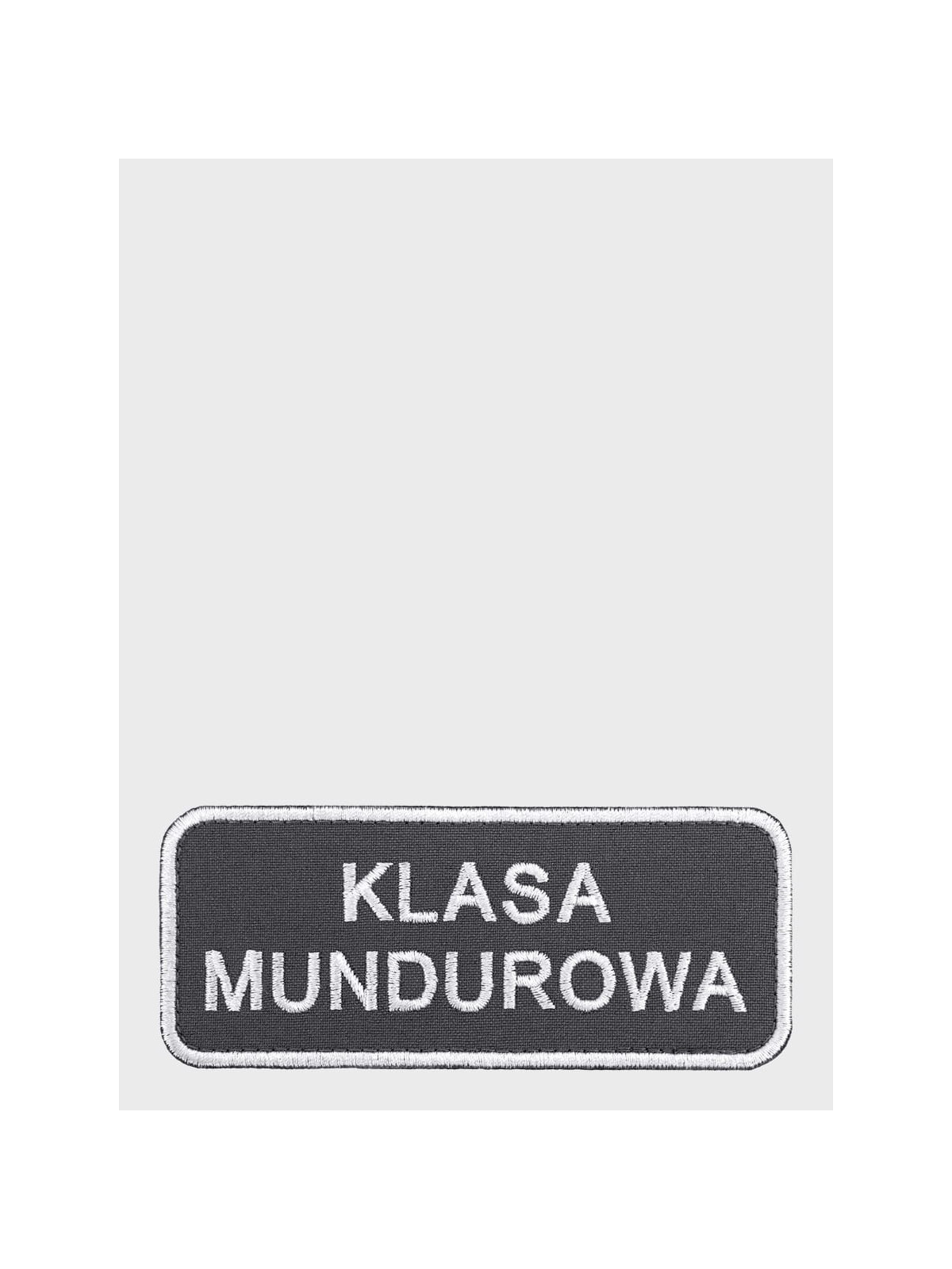 SPIN NASZYWKA KLASA MUNDUROWA 120x50MM SZARNO-SZARA RZE