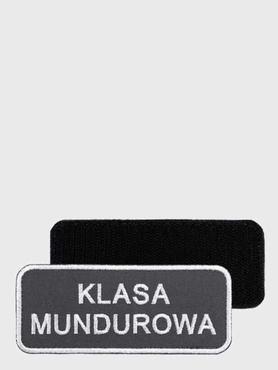 SPIN NASZYWKA KLASA MUNDUROWA 120x50MM SZARNO-SZARA RZE