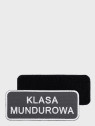 SPIN NASZYWKA KLASA MUNDUROWA 120x50MM SZARNO-SZARA RZE