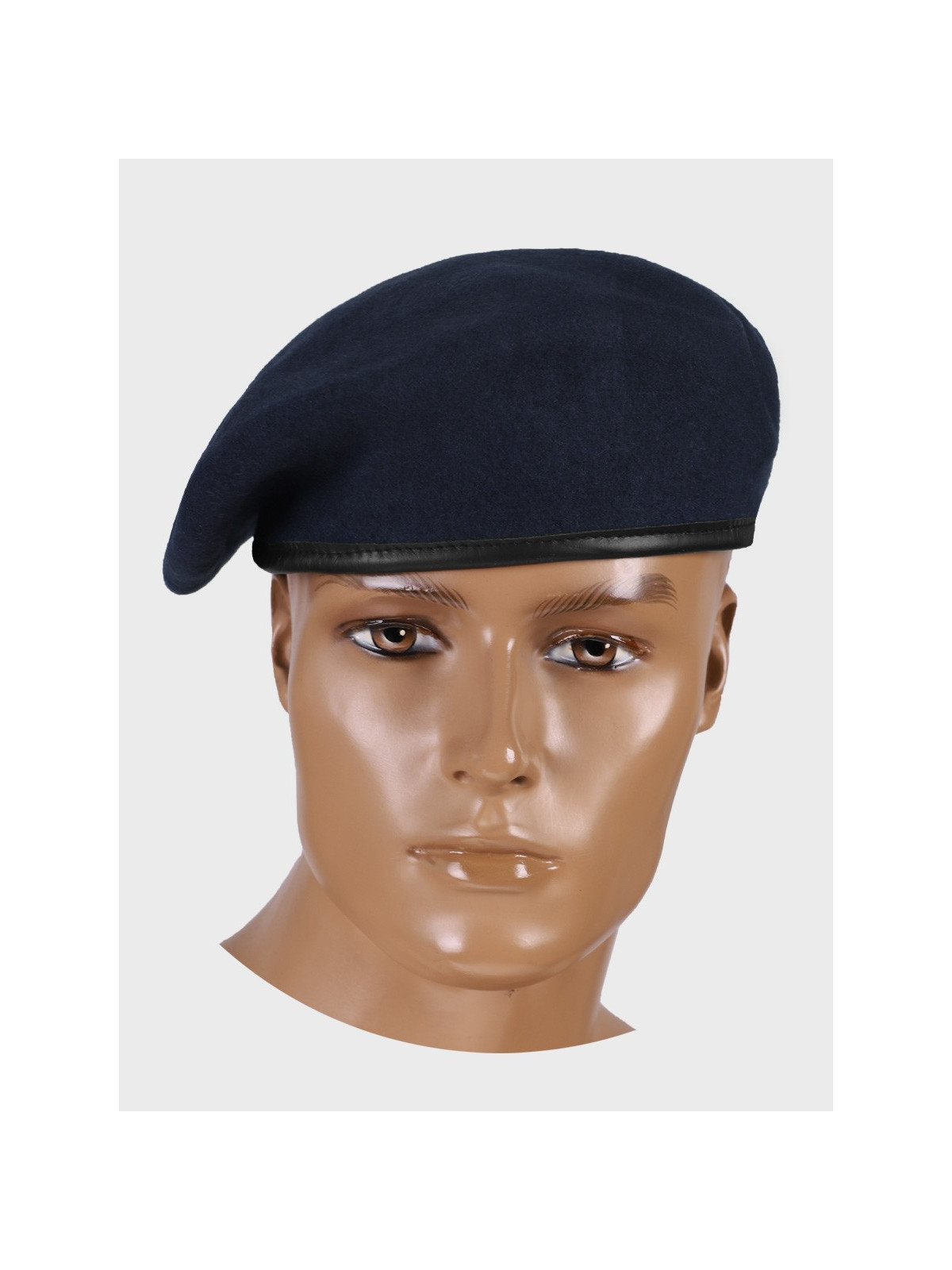 DEMOBIL BERET WOJSKOWY WEŁNIANY CZESKI GRANATOWY 56-57