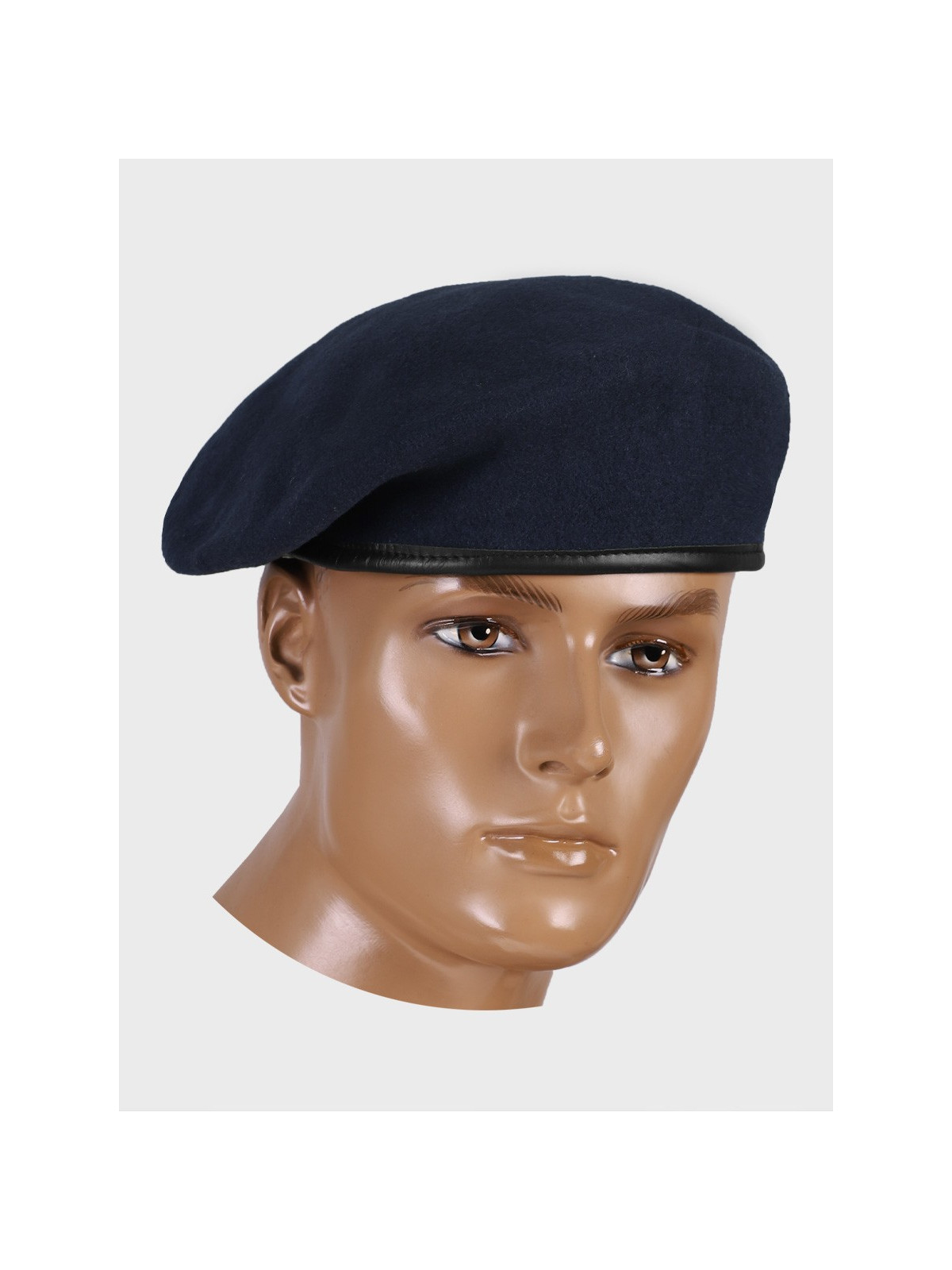 DEMOBIL BERET WOJSKOWY WEŁNIANY CZESKI GRANATOWY 56-57