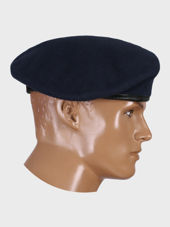 DEMOBIL BERET WOJSKOWY WEŁNIANY CZESKI GRANATOWY 56-57