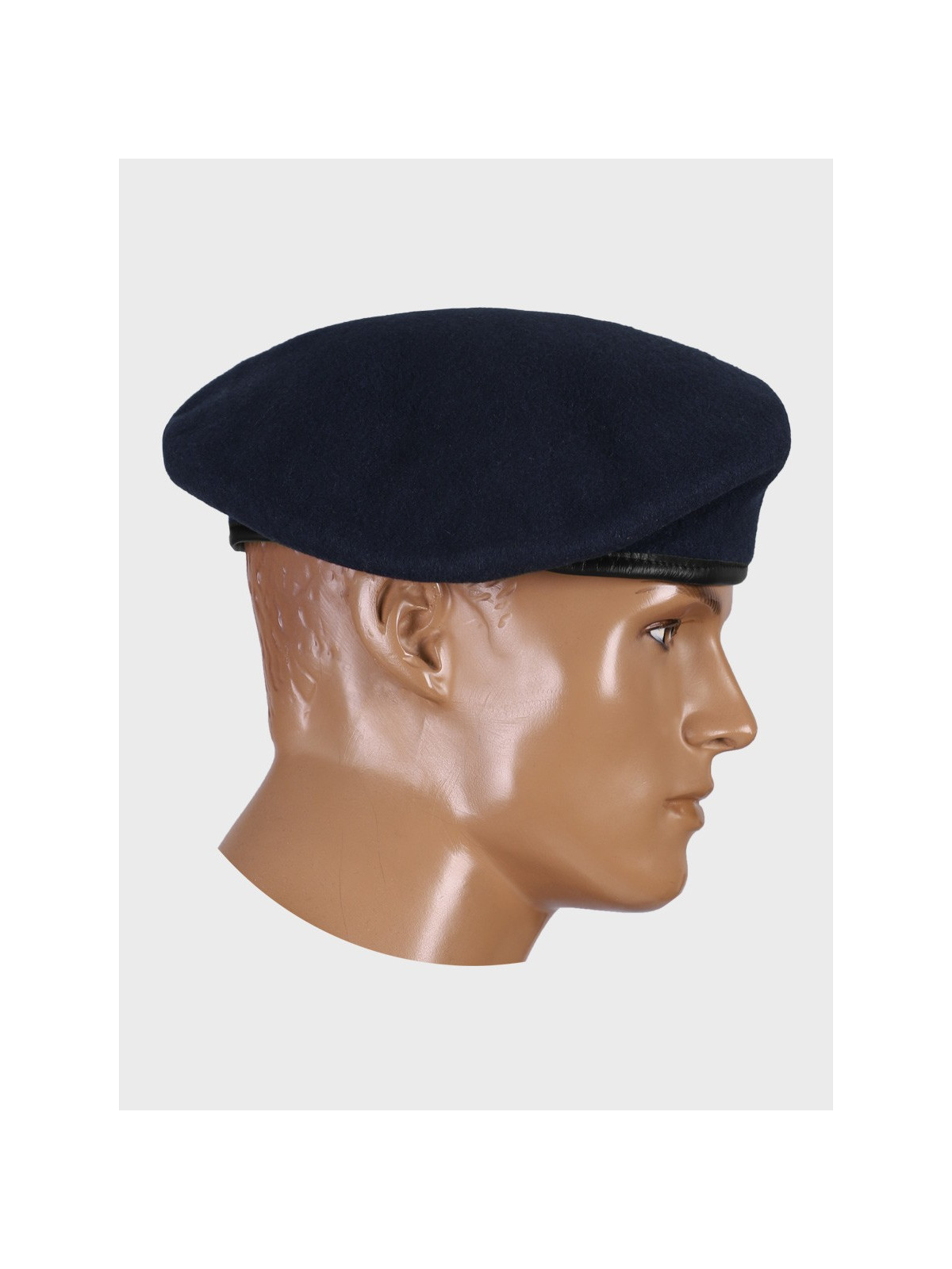 DEMOBIL BERET WOJSKOWY WEŁNIANY CZESKI GRANATOWY 56-57