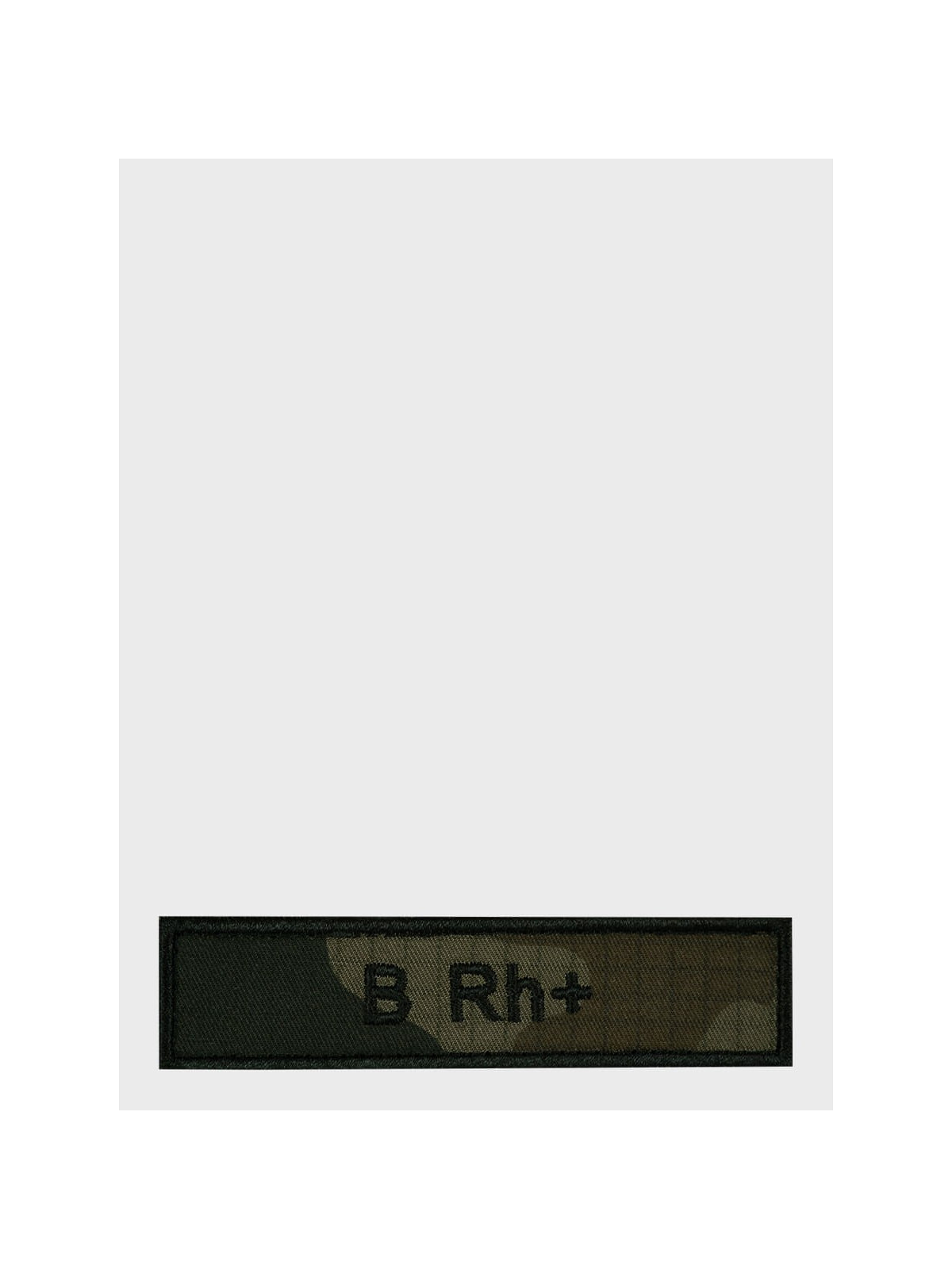 SPIN NASZYWKA GRUPA KRWI B RH+ 100X25MM RIP-STOP WZ.93