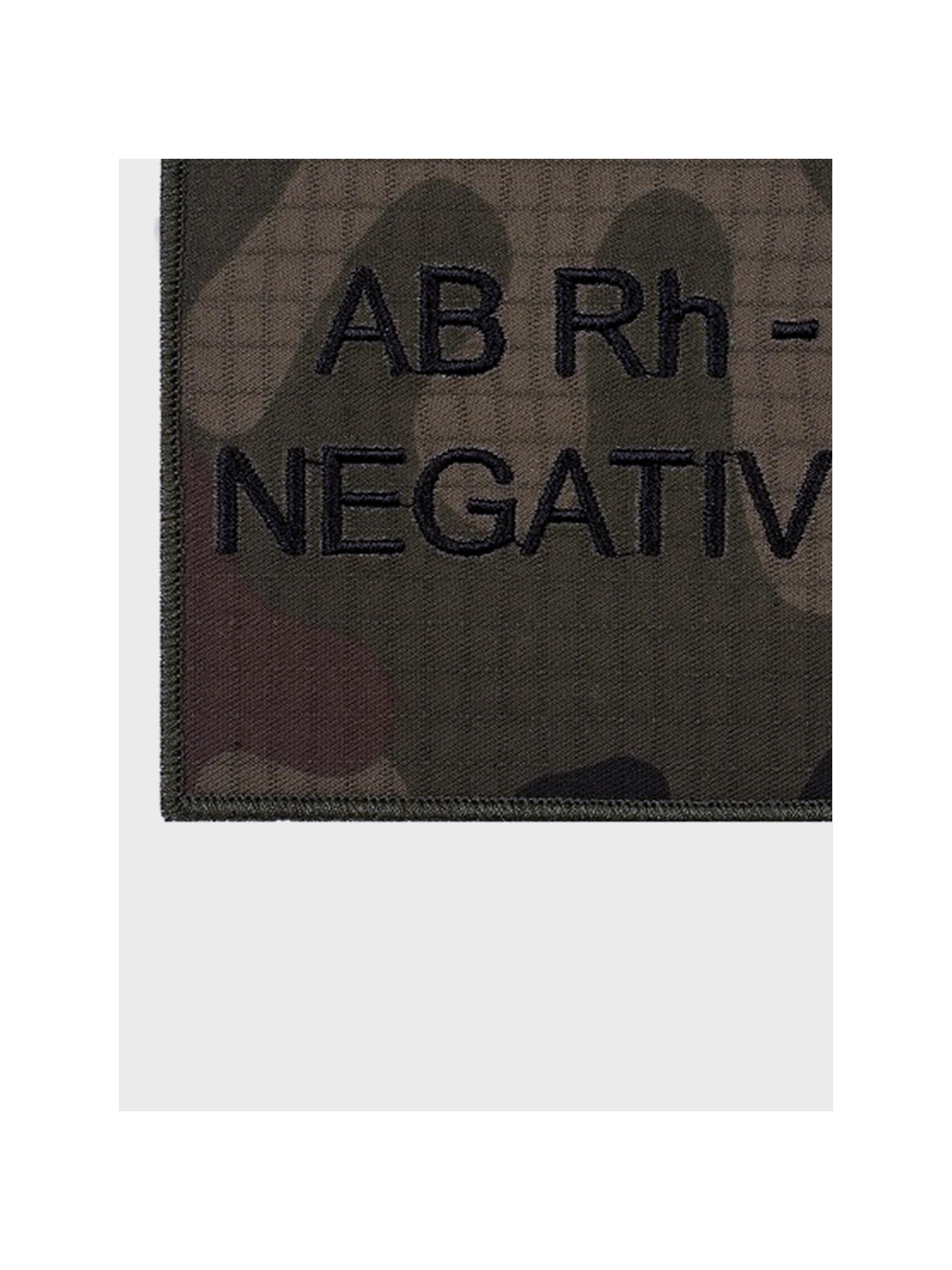SPIN NASZYWKA GRUPA KRWI AB RH- RIP-STOP WZ.93