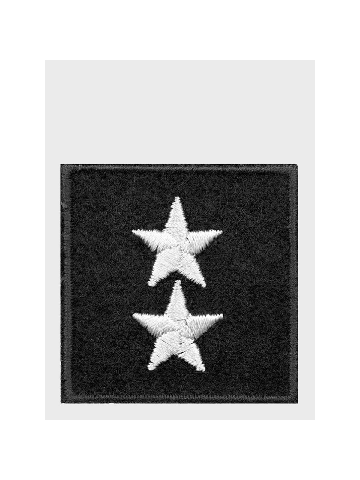 SPIN EMBLEMAT NA BERET STARSZY CHORĄŻY CZARNY
