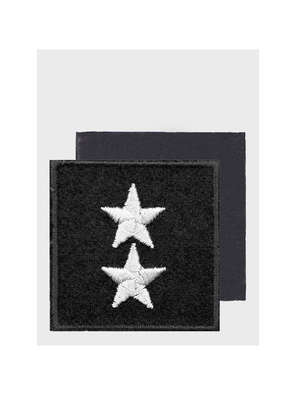 SPIN EMBLEMAT NA BERET STARSZY CHORĄŻY CZARNY