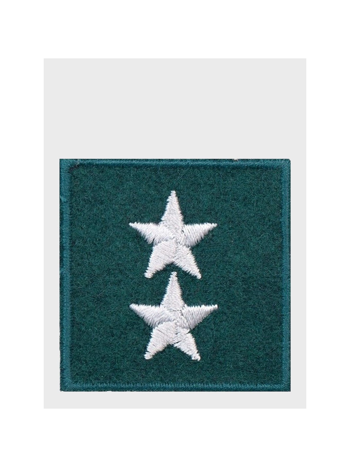 SPIN EMBLEMAT NA BERET STARSZY CHORŻĄY ZIELONY