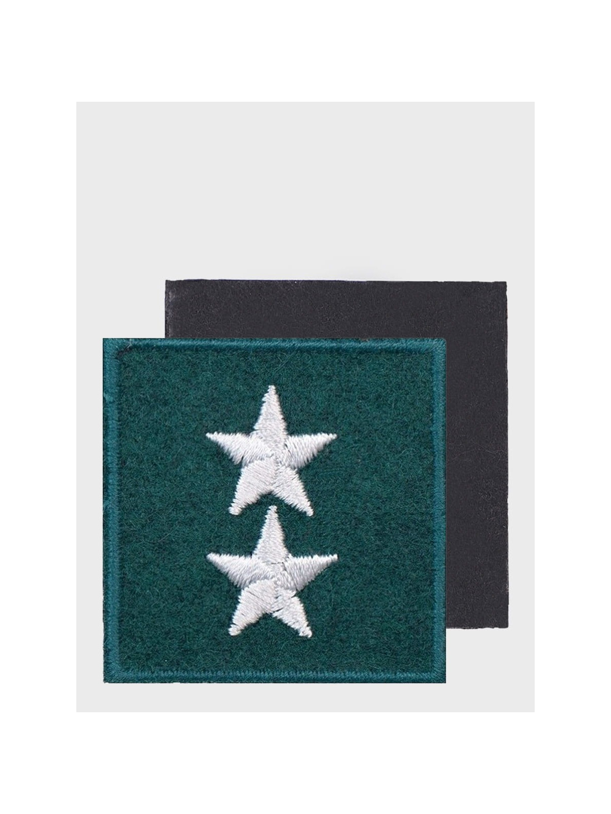 SPIN EMBLEMAT NA BERET STARSZY CHORŻĄY ZIELONY