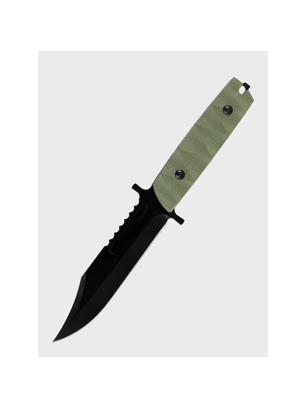 DEMOBIL NÓŻ WOJSKOWY ARMII CZESKIEJ Full Tang + ORYGINALNA Kabura Czeskie CAMO M95