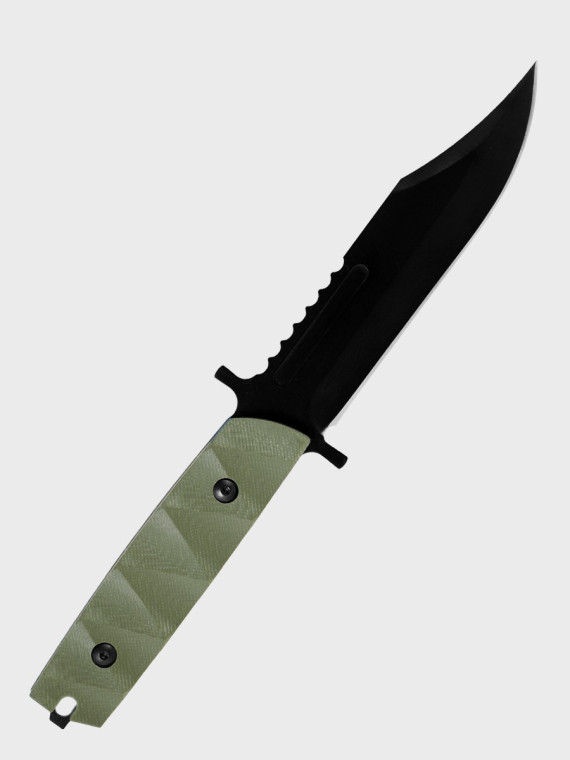 DEMOBIL NÓŻ WOJSKOWY ARMII CZESKIEJ Full Tang + ORYGINALNA Kabura Czeskie CAMO M95