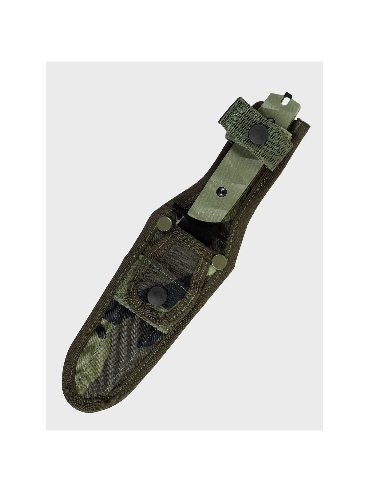 DEMOBIL NÓŻ WOJSKOWY ARMII CZESKIEJ Full Tang + ORYGINALNA Kabura Czeskie CAMO M95