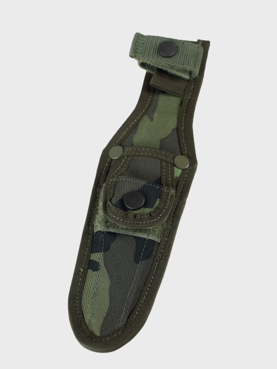 DEMOBIL NÓŻ WOJSKOWY ARMII CZESKIEJ Full Tang + ORYGINALNA Kabura Czeskie CAMO M95