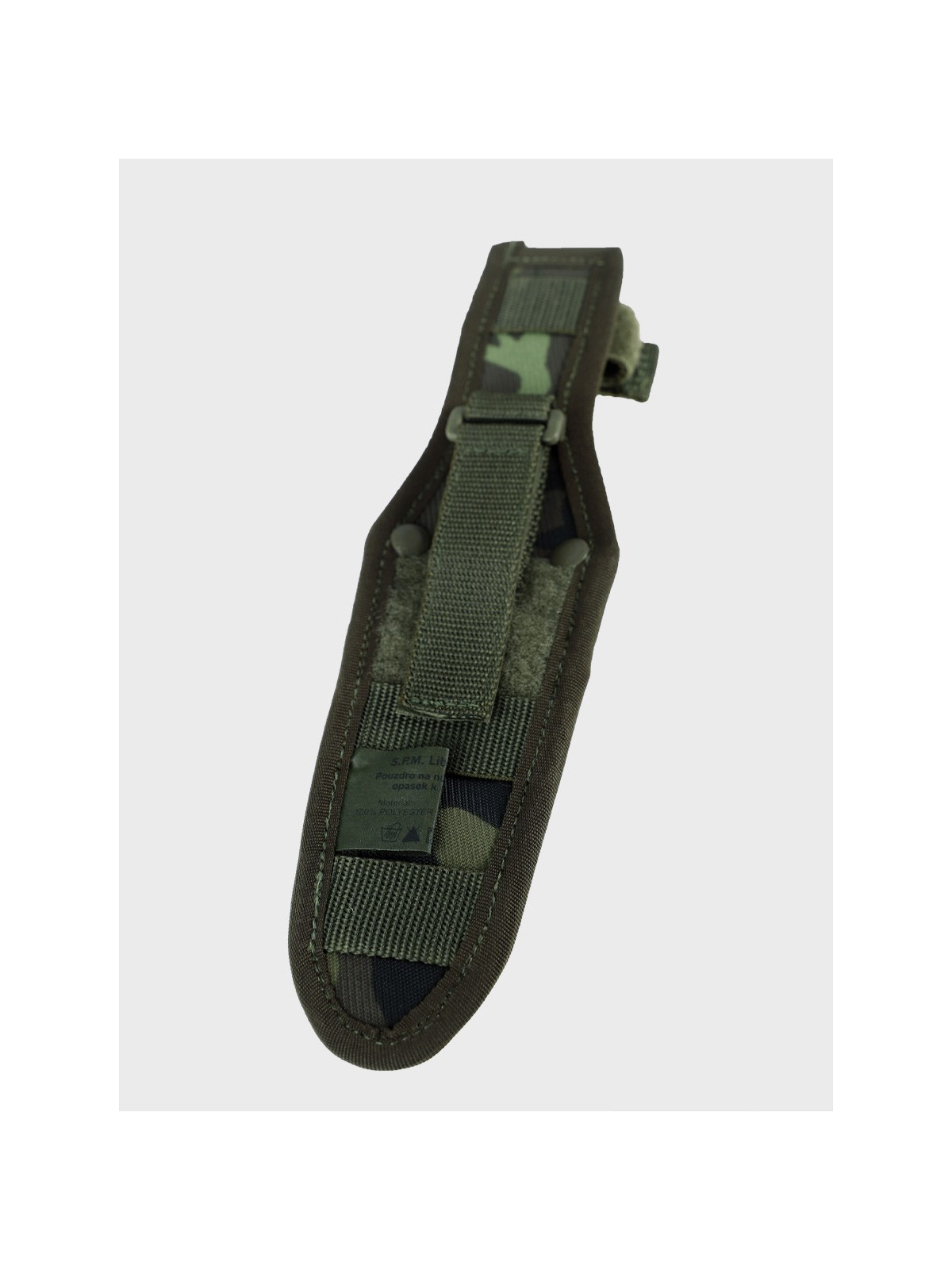 DEMOBIL NÓŻ WOJSKOWY ARMII CZESKIEJ Full Tang + ORYGINALNA Kabura Czeskie CAMO M95