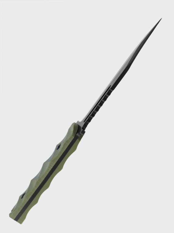DEMOBIL NÓŻ WOJSKOWY ARMII CZESKIEJ Full Tang + ORYGINALNA Kabura Czeskie CAMO M95
