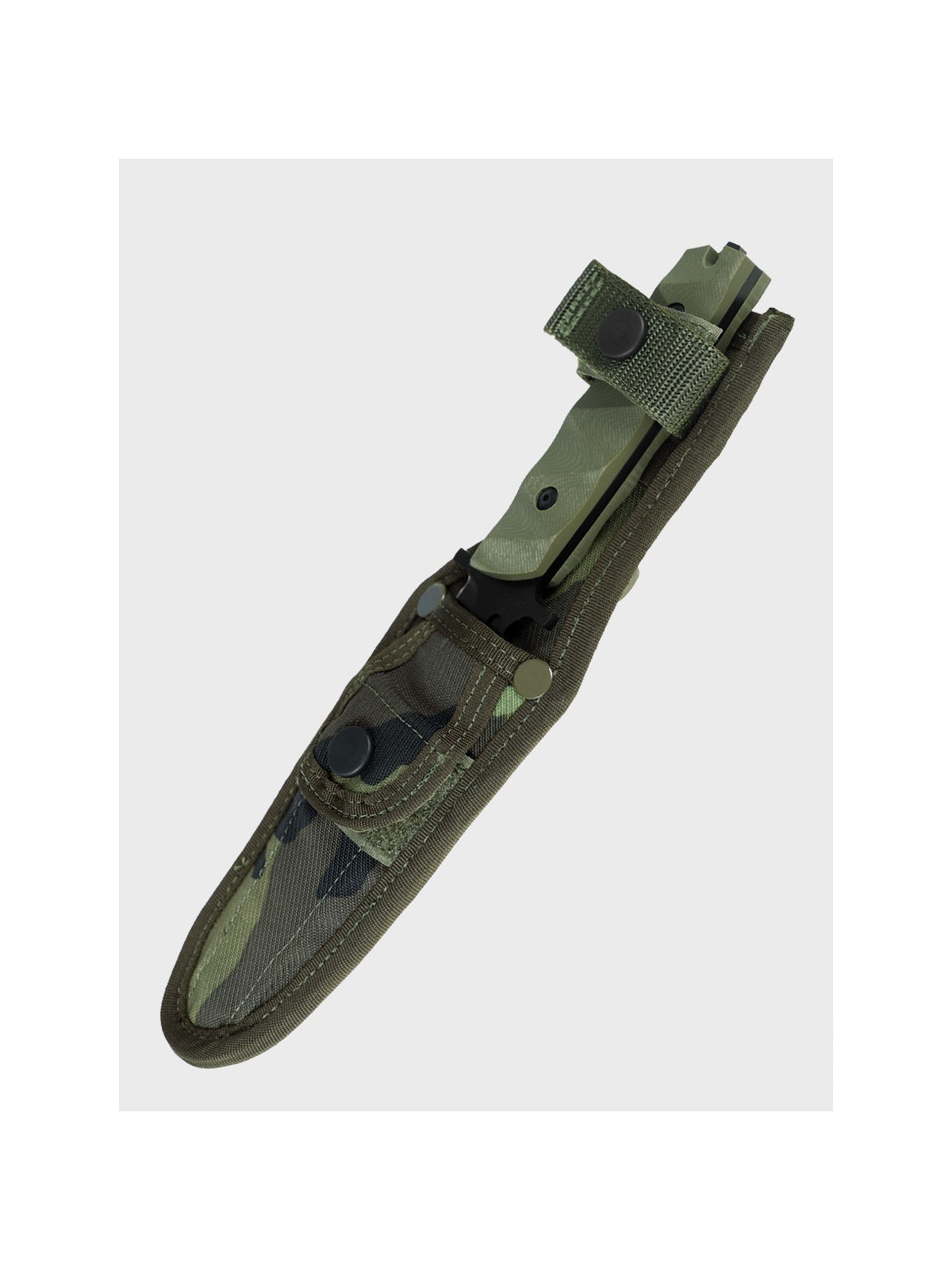 DEMOBIL NÓŻ WOJSKOWY ARMII CZESKIEJ Full Tang + ORYGINALNA Kabura Czeskie CAMO M95