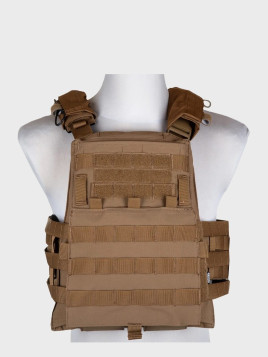 PRIMAL GEAR Kamizelka taktyczna Plate Carrier Trias molle velcro coyote