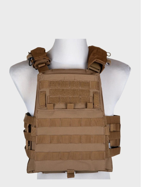PRIMAL GEAR Kamizelka taktyczna Plate Carrier Trias molle velcro coyote