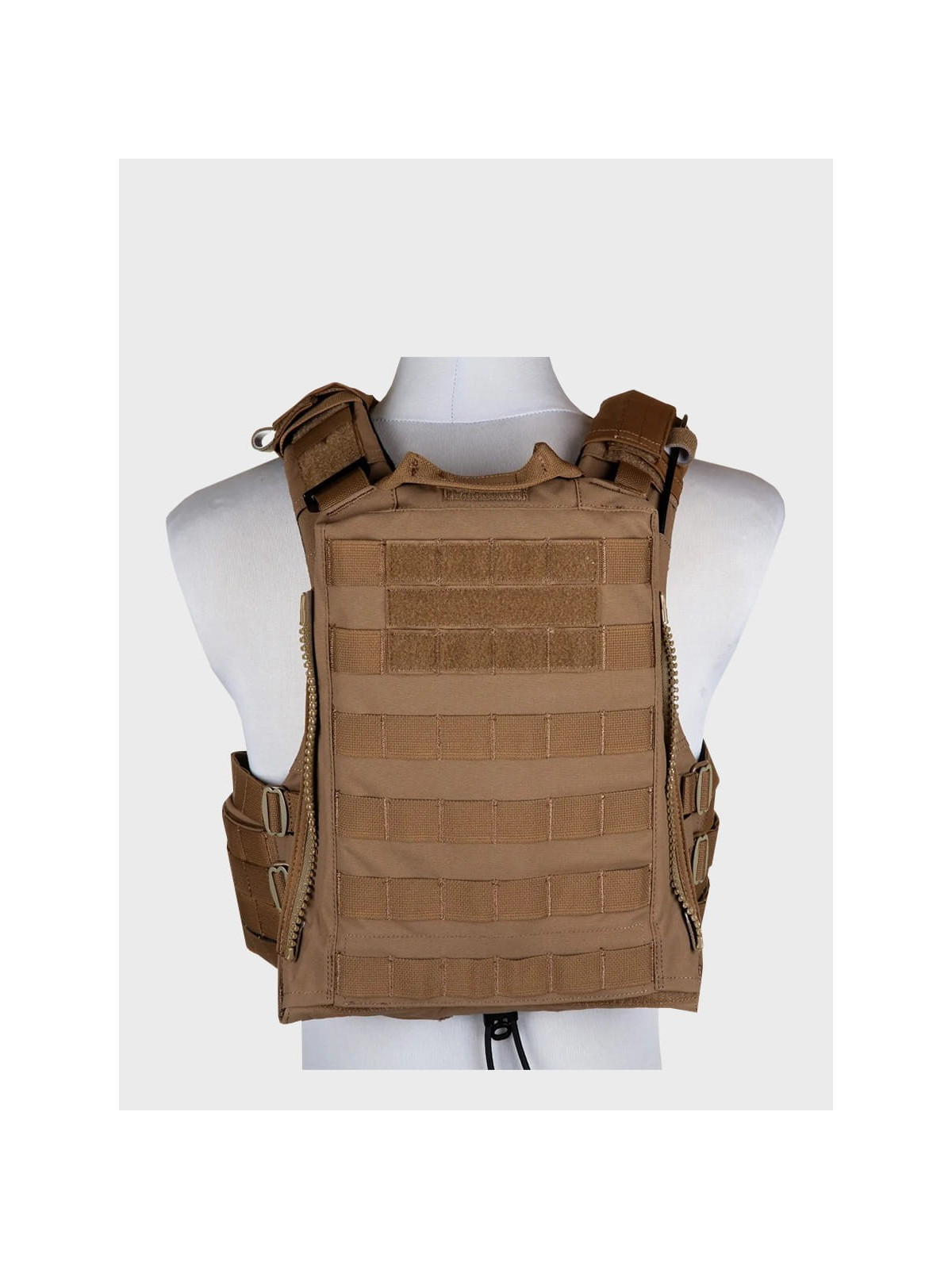 PRIMAL GEAR Kamizelka taktyczna Plate Carrier Trias molle velcro coyote