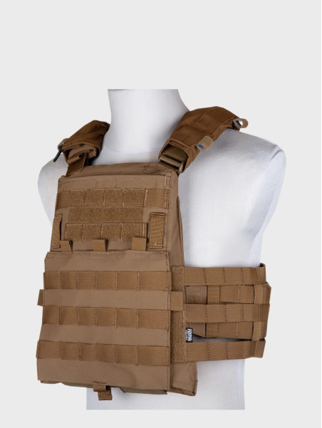 PRIMAL GEAR Kamizelka taktyczna Plate Carrier Trias molle velcro coyote