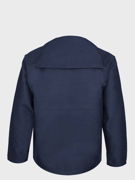 DEMOBIL Koszula męska marynarska armii włoskiej bawełniana granatowa 56