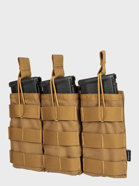 PRIMAL GEAR Ładownica potrójna na magazynki AK/M4/G36 Open Koga Coyote