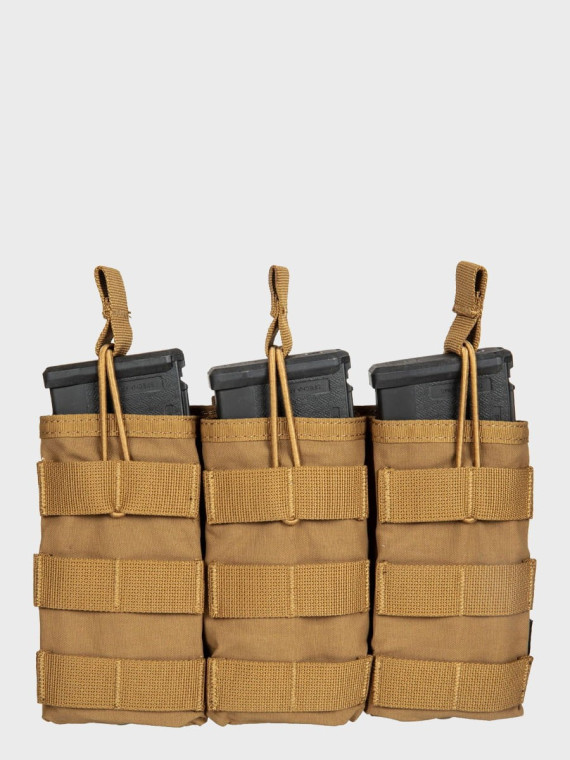 PRIMAL GEAR Ładownica potrójna na magazynki AK/M4/G36 Open Koga Coyote