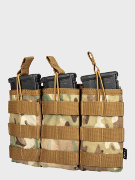 PRIMAL GEAR Ładownica potrójna na magazynki AK/M4/G36 Open Koga Multicam