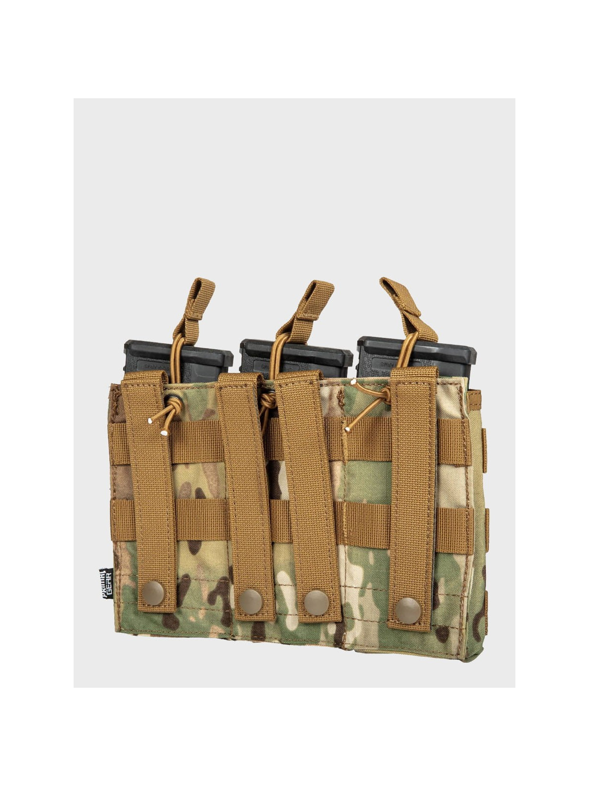 PRIMAL GEAR Ładownica potrójna na magazynki AK/M4/G36 Open Koga Multicam
