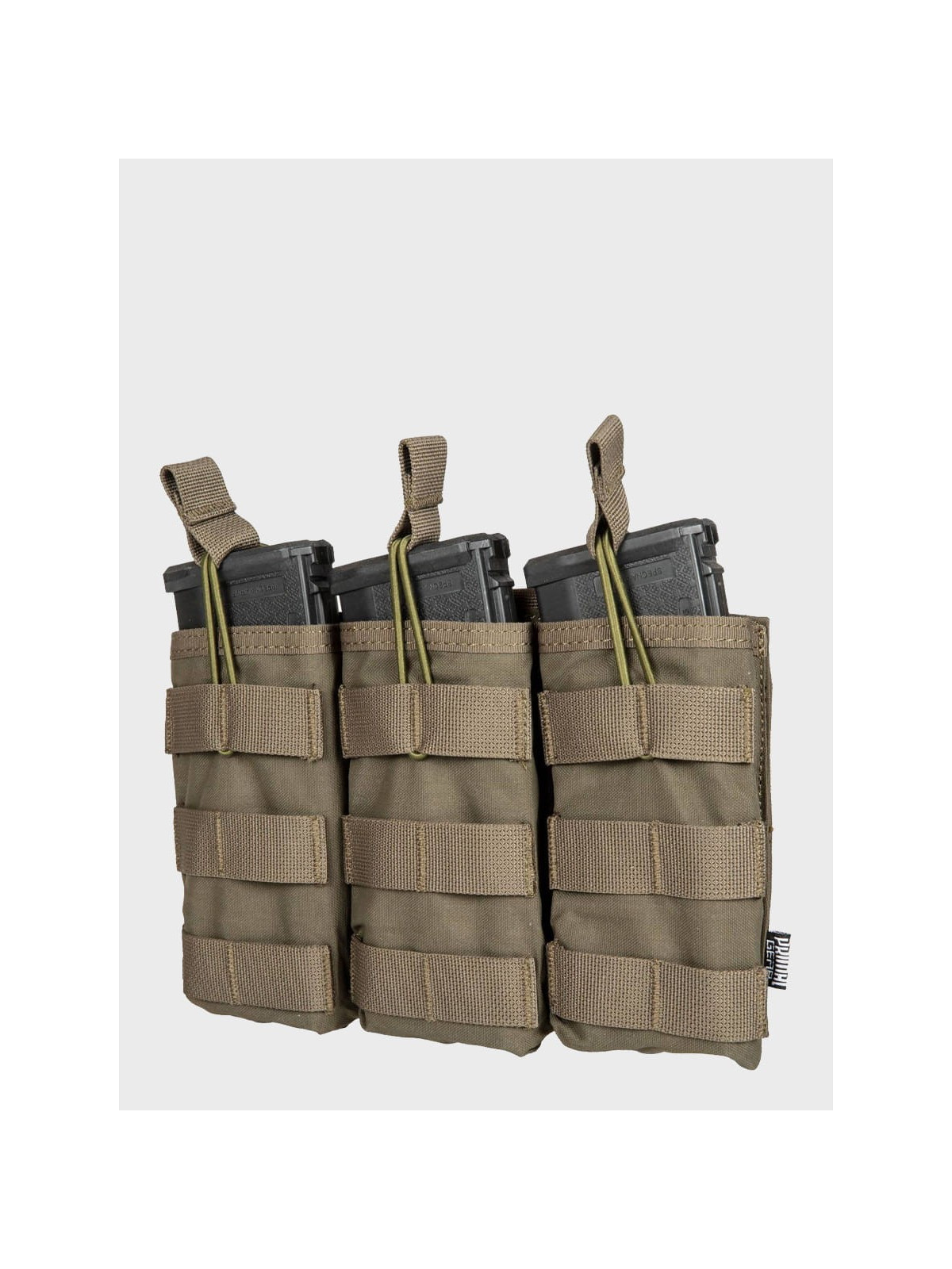 PRIMAL GEAR Ładownica potrójna na magazynki AK/M4/G36 Open Koga Oliwkowa