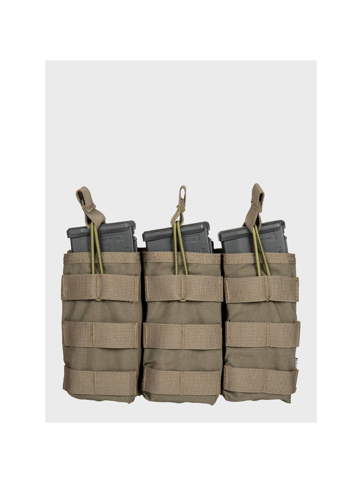 PRIMAL GEAR Ładownica potrójna na magazynki AK/M4/G36 Open Koga Oliwkowa