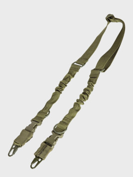 PRIMAL GEAR PAS NOŚNY BUNGEE DWUPUNKTOWY 2-PKT GODIN OLIWKOWY