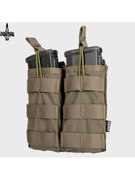 PRIMAL GEAR Ładownica na magazynki podwójna AK,M4/M16,G36,Grot RIDAE oliwkowa