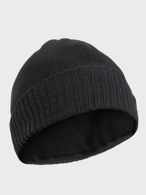 AGBO CZAPKA ZIMOWA Z WEŁNY MERYNOSA Merino HOGAN CIEMNOSZARA