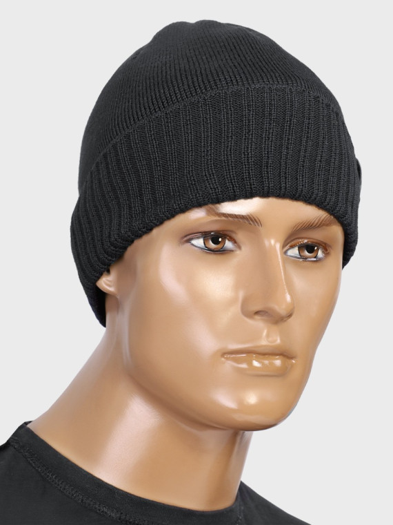 AGBO CZAPKA ZIMOWA Z WEŁNY MERYNOSA Merino HOGAN CIEMNOSZARA