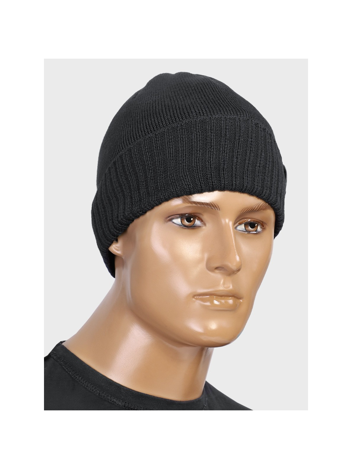 AGBO CZAPKA ZIMOWA Z WEŁNY MERYNOSA Merino HOGAN CIEMNOSZARA