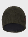 AGBO CZAPKA ZIMOWA Z WEŁNY MERYNOSA Merino HOGAN KHAKI