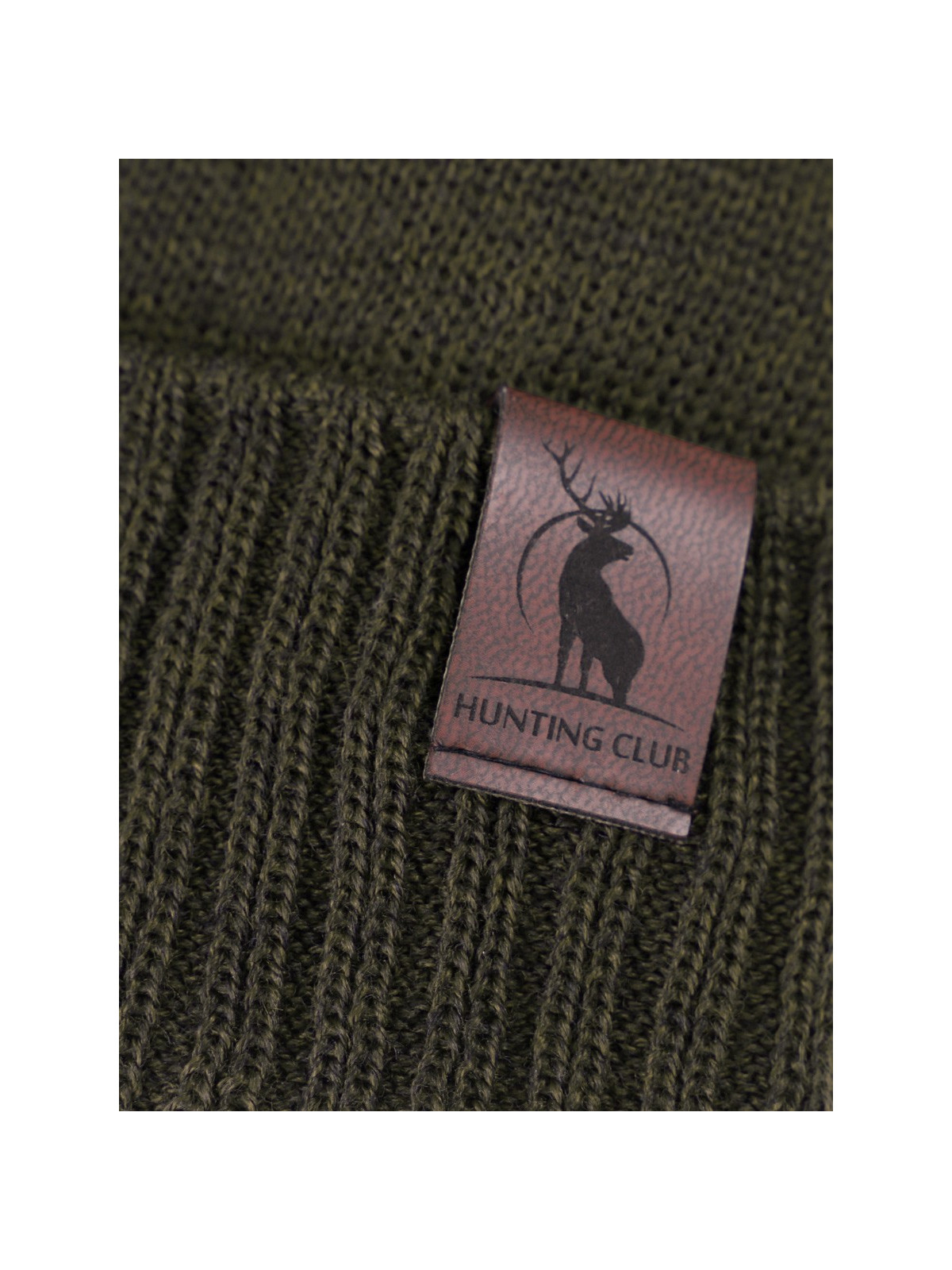 AGBO CZAPKA ZIMOWA Z WEŁNY MERYNOSA Merino HOGAN KHAKI