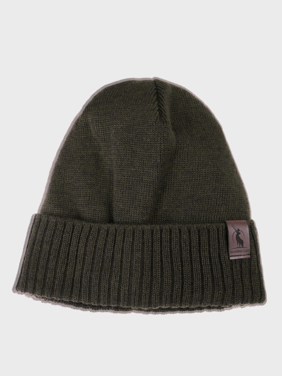 AGBO CZAPKA ZIMOWA Z WEŁNY MERYNOSA Merino HOGAN KHAKI